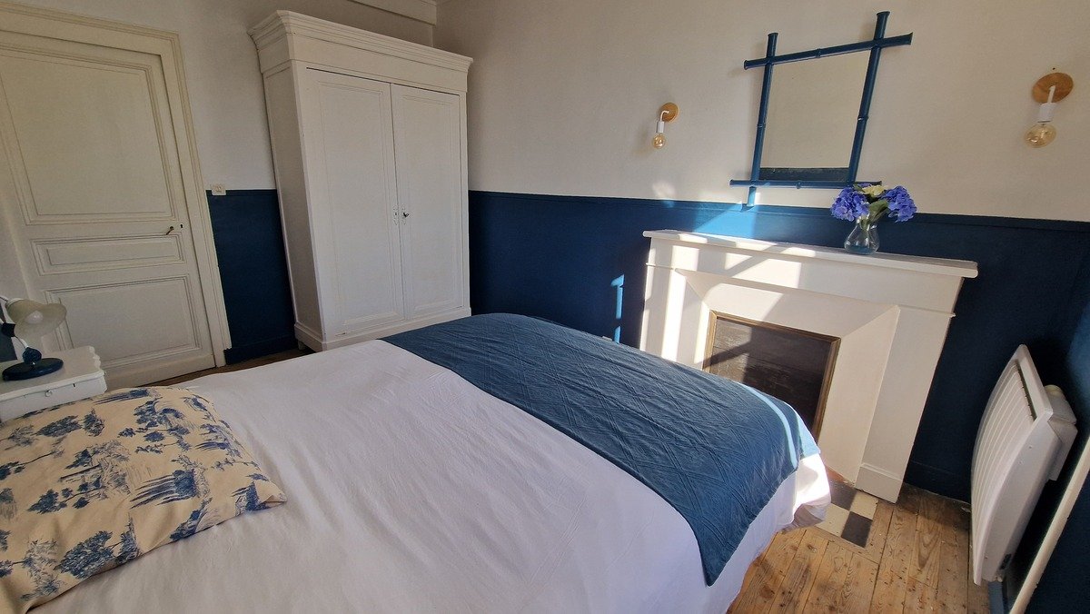 Chambre bleue - détail